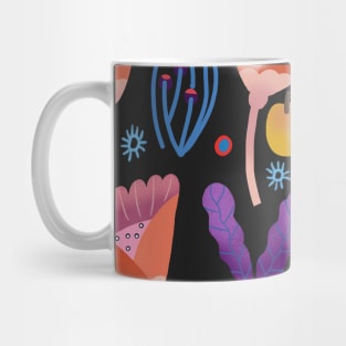 dark tulip meadow Mug